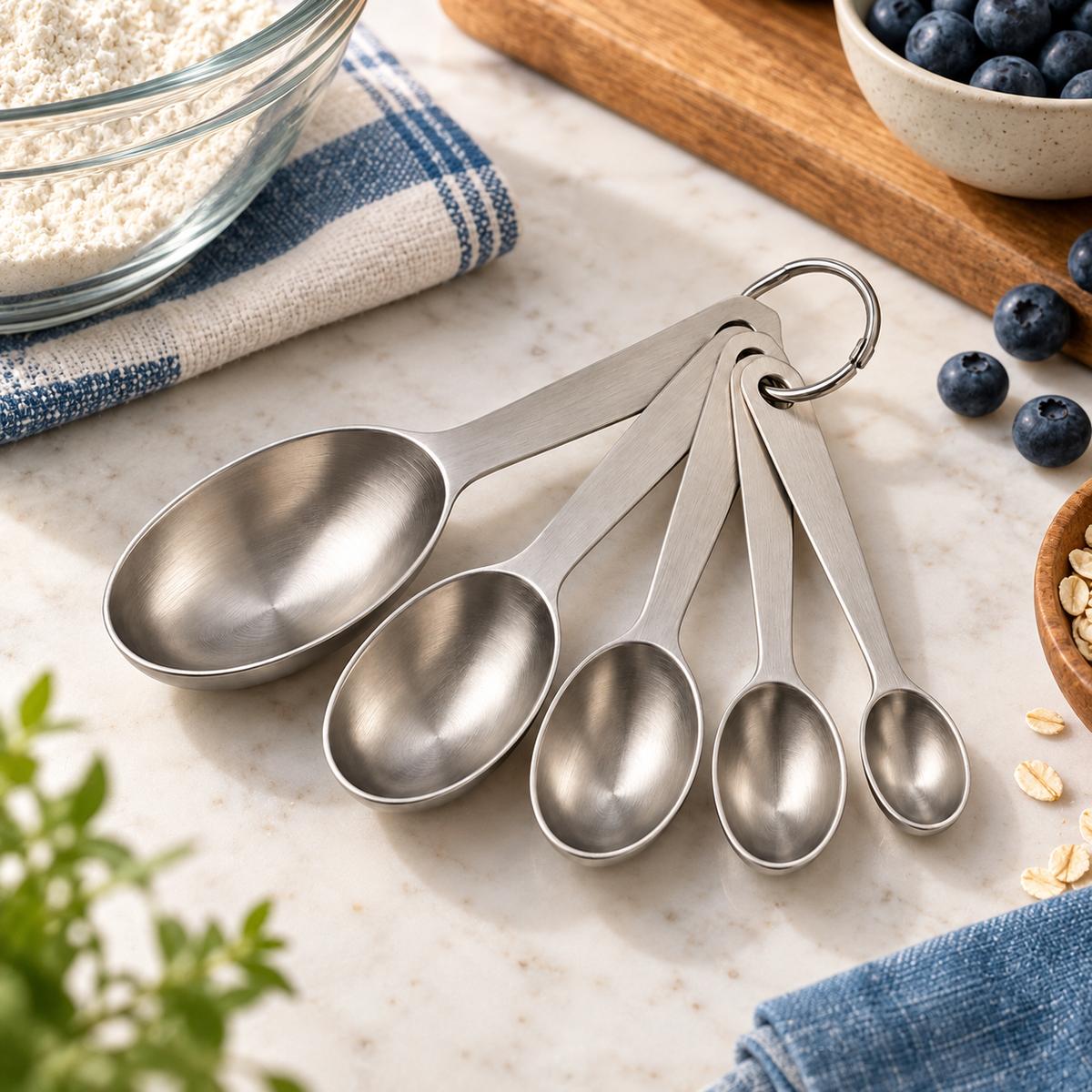 Nesting Measuring Spoon Set — lifestyle view