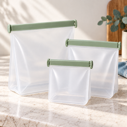 Reusable Food Bag Set — detail view