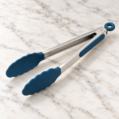 Stainless Steel Kitchen Tongs — detail view